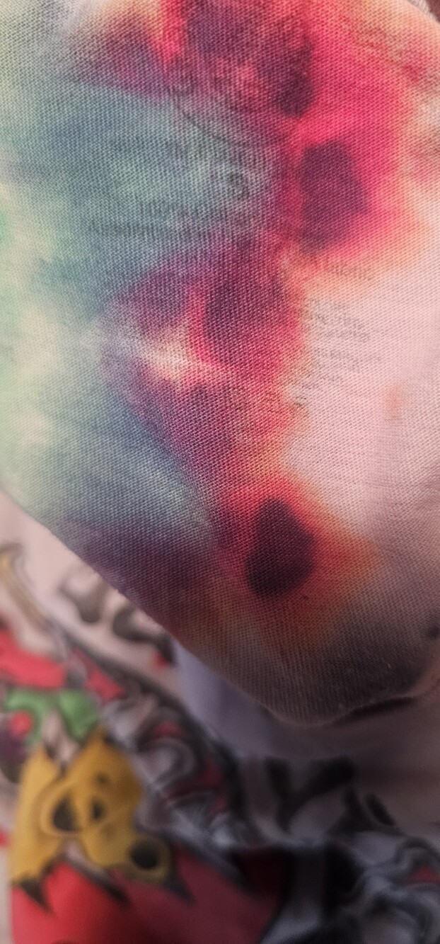 Grateful Dead Jamaica 1982 Rasta Gray Tye-Dye 2011 Sz S Cotton Dancing Bears - Picture 6 of 10
